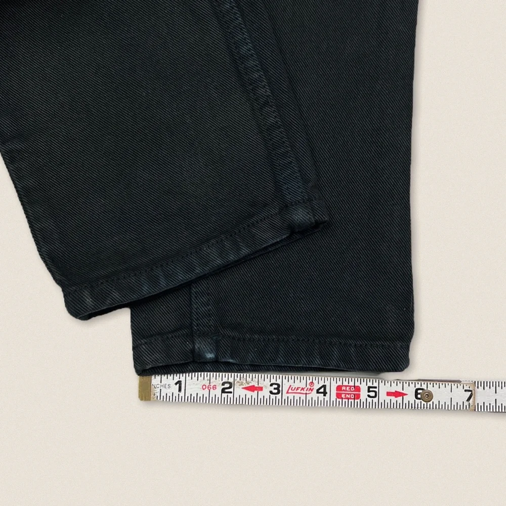Vintage Calvin Klein Black Mom jeans 23” 24”High waisted rise slim fit tapered - Picture 7 of 12